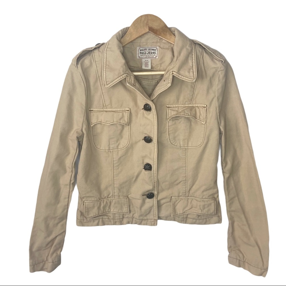 Polo Ralph Lauren Womens Medium Jacket Neutral M